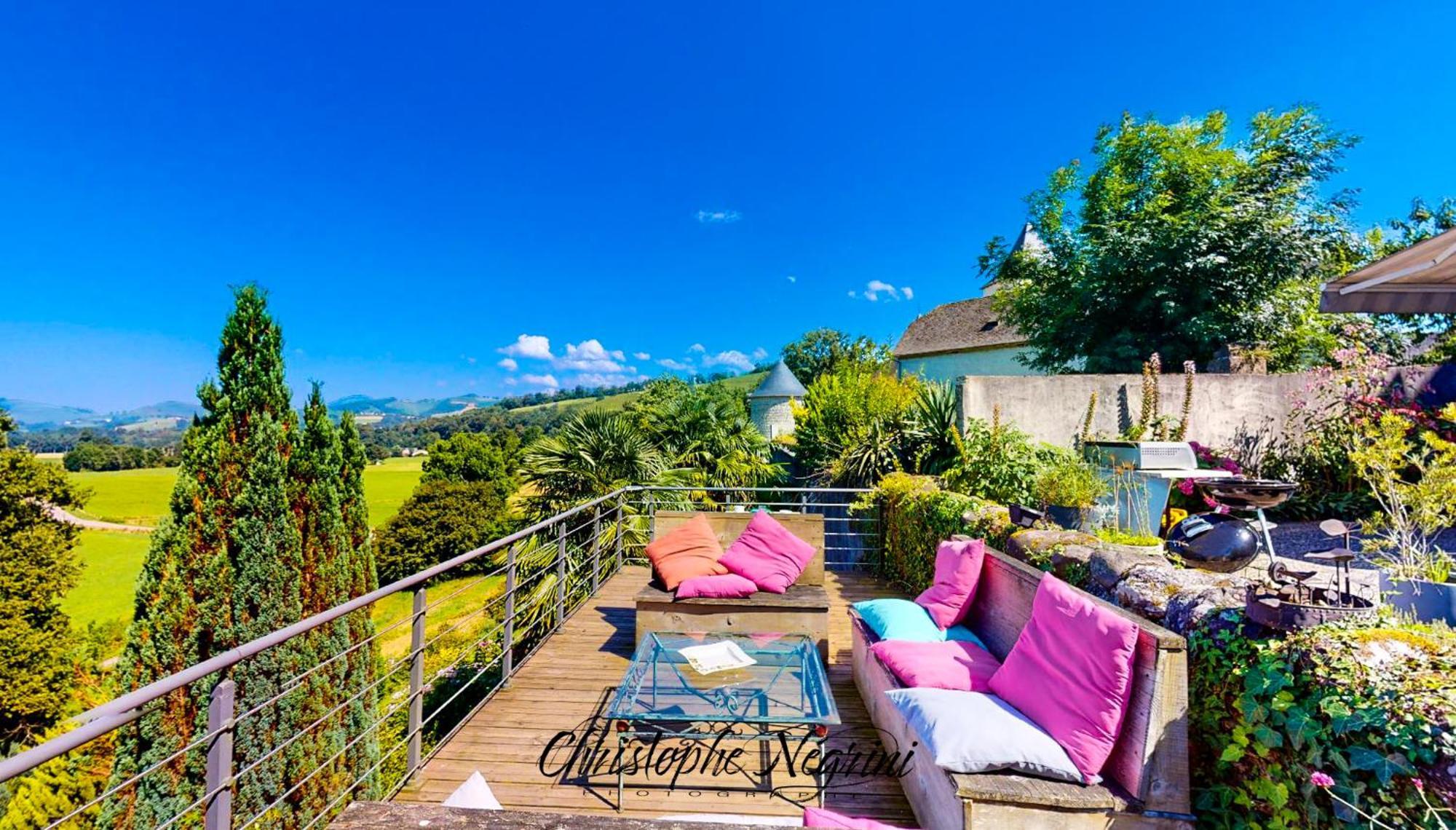 Chateau Porthos Tranquillite Des Pyrenees Lanne-en-Baretous Bagian luar foto